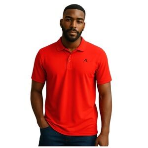 Head Men’s Classic Polo Shirt. Black, Red. Large